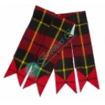 Wallace Scottish Tartan Kilt Hose Socks Flashes